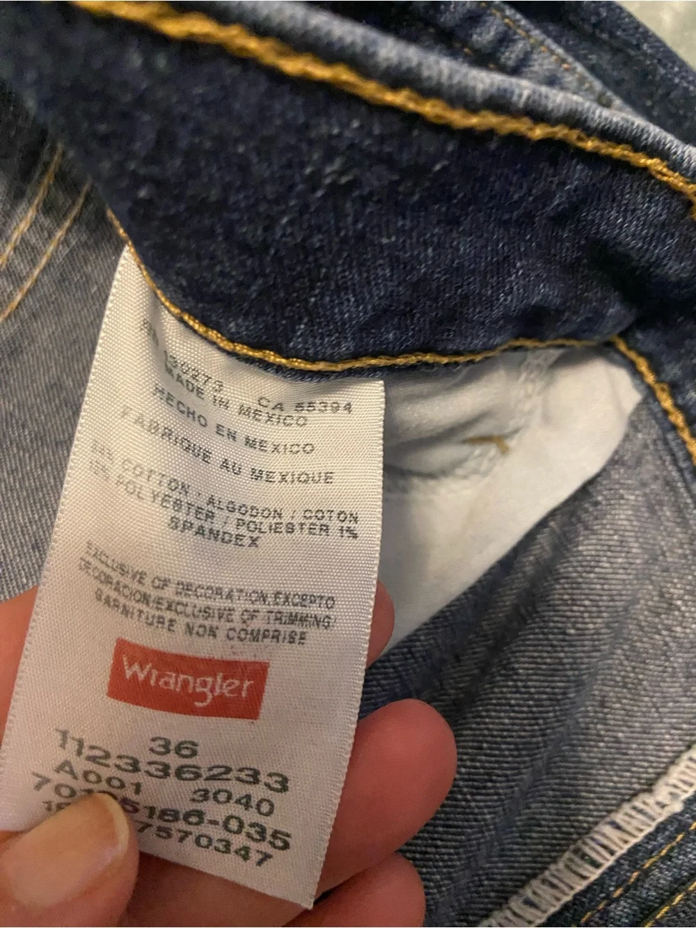 Wrangler Blue Denim Cargo Shorts